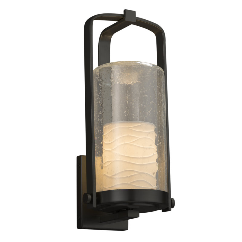 Applique à bras extérieur Getz, Noir mat, H 16,5 x l ? x P 7 po