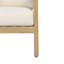Chaises longues spacieuses pour patio, mobilier de jardin moderne en corde de bois d'acacia