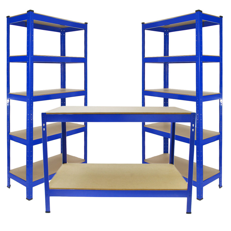 75 cm W Steel Adjustable Height Shelving Unit Storage Rack