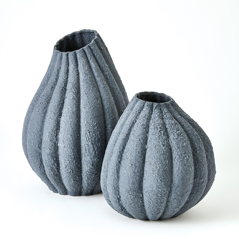 Handmade Earthenware Table Vase, 15.5" H x 11" W x 11" D