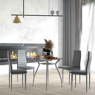Adomale 4 - Person Dining Set