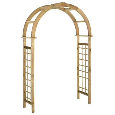 Cleland 230cm H x 110cm W Wood Arched Trellis