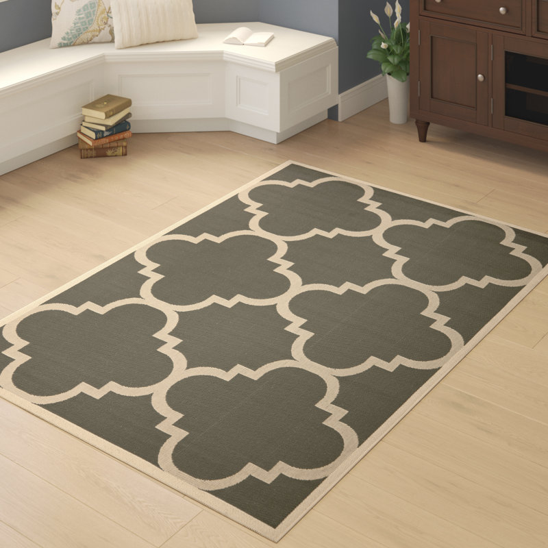 Herefordshire Performance Geometric Indoor/Outdoor Area Rug, Rectangle 8' x 11'