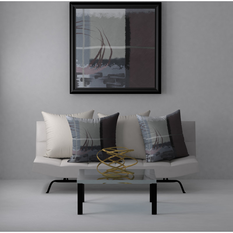  Housse et insert de coussin décoratif carré Pleasant Quenching, 24" X 24"