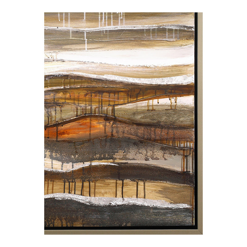 'Dunes' Acrylic Painting Print on Canvas