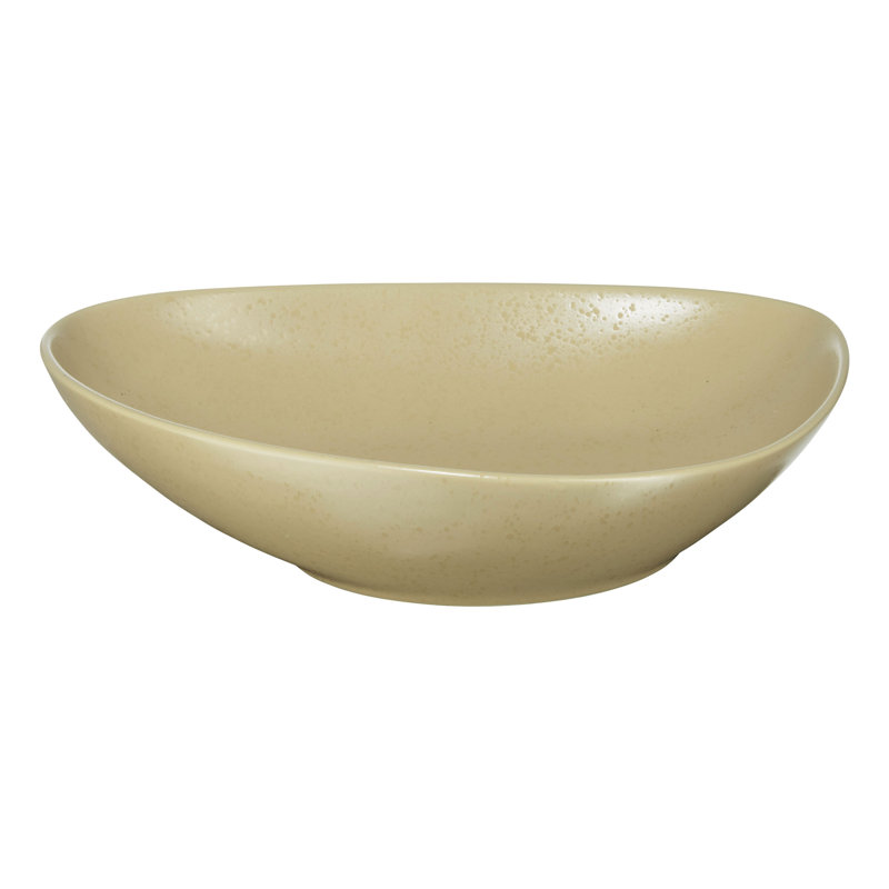 ASA Selection Cuba Ocra soup / pasta plate, soup plate, dinner plate, stoneware, Beige