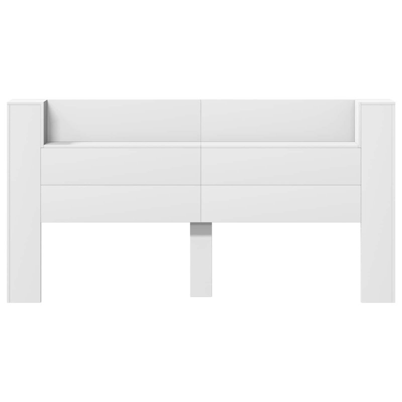 Bookcase Headboard, 200 x 200cm, White
