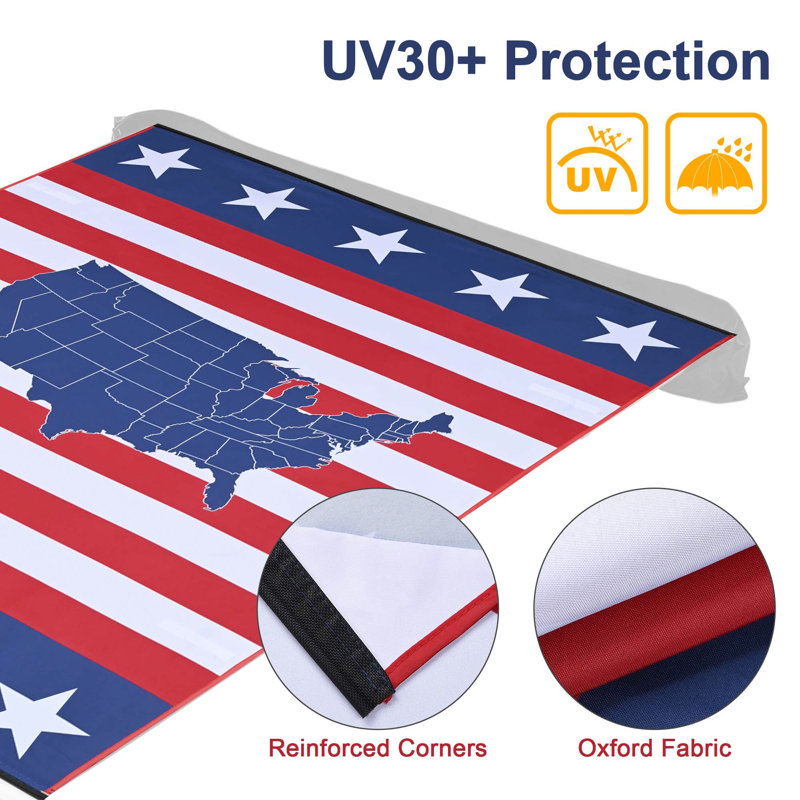 Yescom 54.53'' W x 0.04'' D Polyester Cover Retractable Fabric Replacement