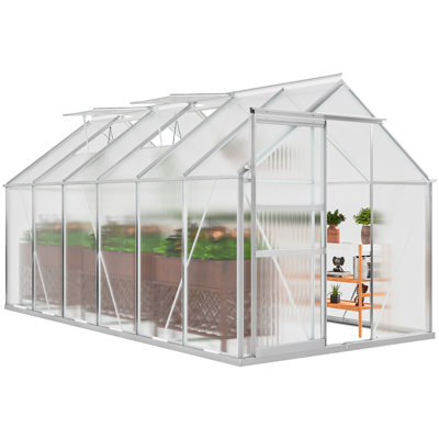 Balconera Greenhouse With Aluminum Frame, PC Panels
