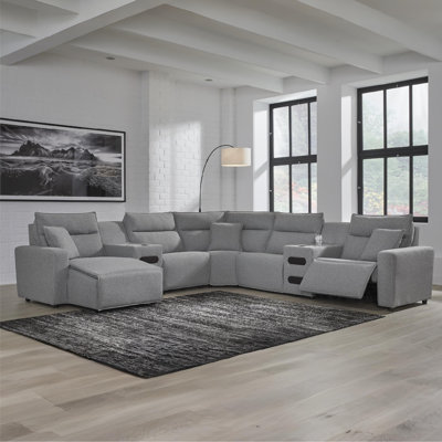 Depew 7-Piece Power Reclining Sectional With Chaise
