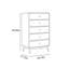 Commode d'appoint simple et ronde