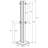 Rawlins Walnut Engineered Wood Coat Rack