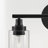 Snellville 3 - Light Dimmable Black Vanity Light-264995881