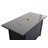 Apisan 25'' H x 43'' W Steel Outdoor Fire Pit Table with Lid