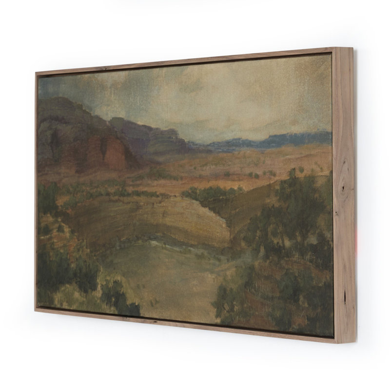 Desert Hues II Painting by Aileen Fitzgerald, 19.5" H x 40" W