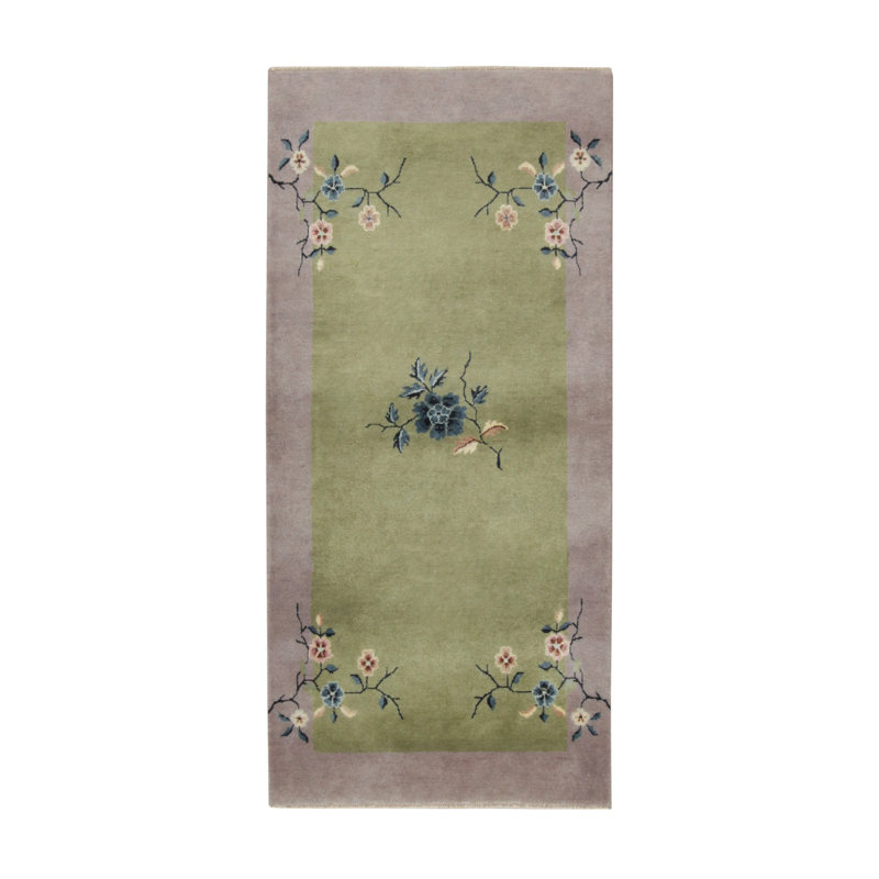 One-of-a-Kind 3'0x6'4 Hand Knotted Area Rug