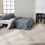 Tapis gris argenté à motif abstrait Ck024-86773878