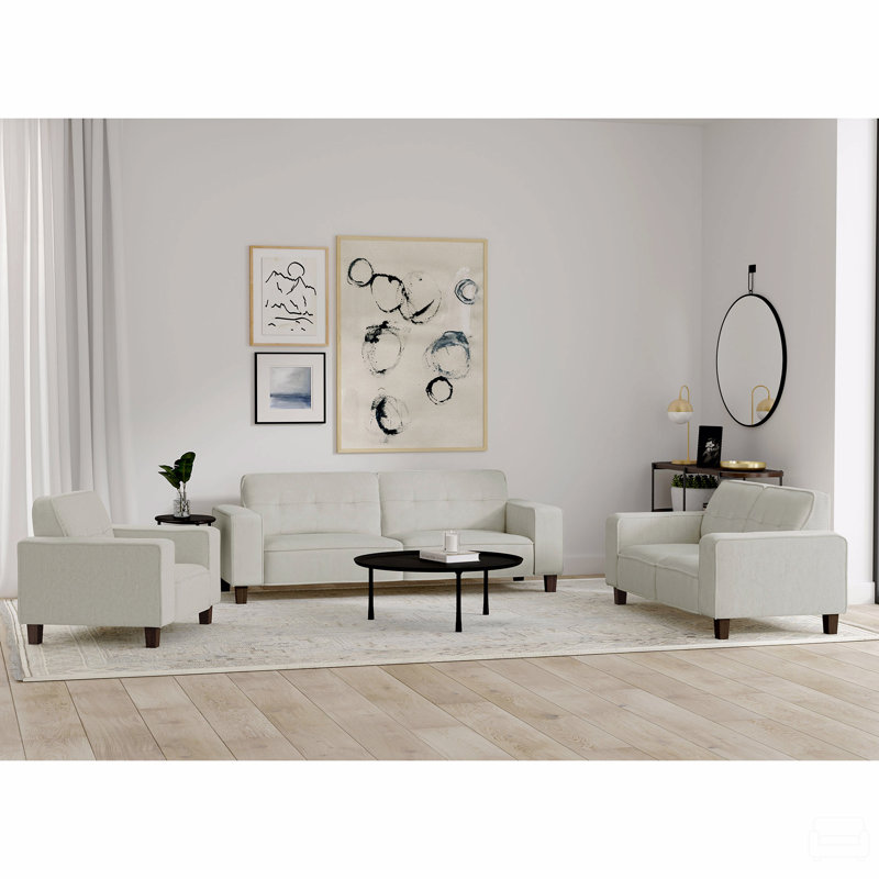 Upholstered Tufted Sofa