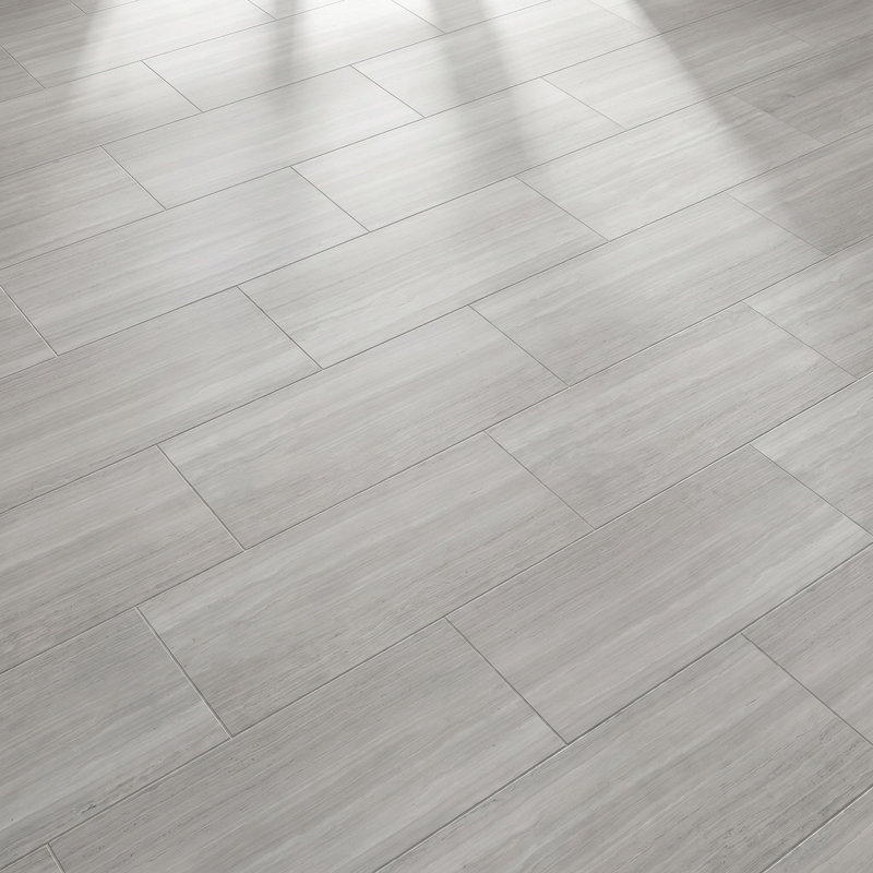 Athens Grey Light Polished 12x24 Limestone Tile