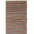 Ifenna Natural Fiber Flat Weave Jute/Cotton Geometric Rug in Navy/Natural-915354967