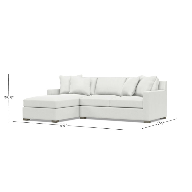 Kelsey Fabric 2 Pc Sectional, 5555-000