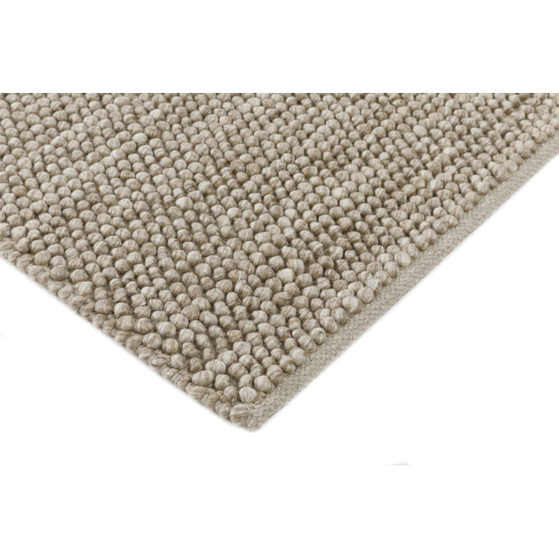 Tapis en laine tissé à plat Ackman, Tapis de couloir 2 pi 6 po x 8 pi, Brun