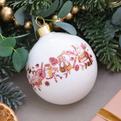 6cm Porcelain China Bauble