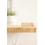 Ensemble de deux tablettes en rotin