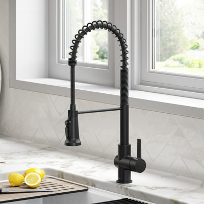 KRAUS Britt 2-in-1 Commercial Style Pull Down Single Handle Water Filter Faucet for Reverse Osmosis or Water Filtration System