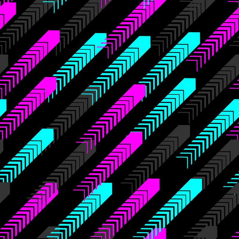 Urban Sport Pattern - Wrapped Canvas Print, 76cm H x 76cm W x 3.8cm D