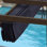 Housse d'ombrage pour pergola mauve pour terrasse de 10 pi x 13 pi pour l'extérieur de toit durable, rétractable et durable, bleu marine