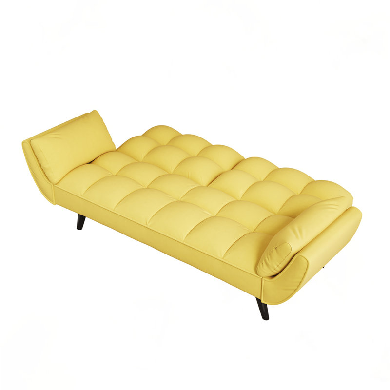 57 "sofa soft two armrests throw pillow, Yellow