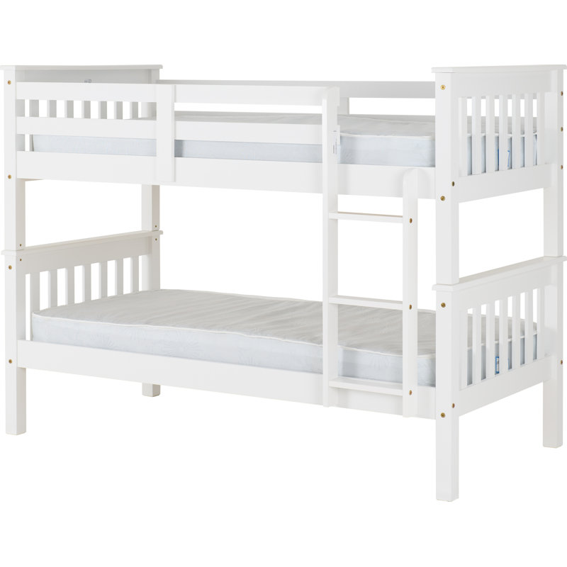 Single (3') Standard Bunk Bed by Harriet Bee, White
