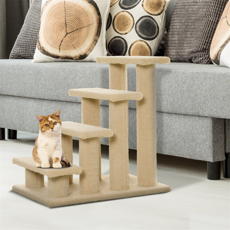 Northborough Stairs With 4 Steps, Light Brown