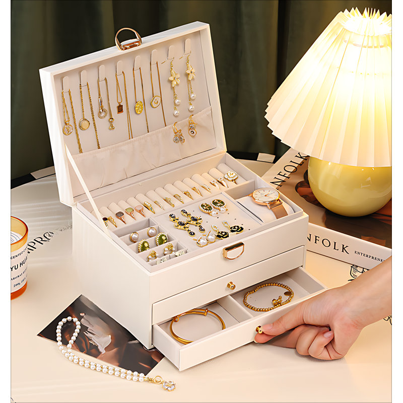 Boîte à bijoux +, Blanc
