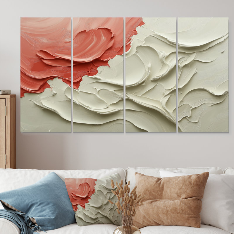 Chaos Harmony Of Drip Ink, peinture II, 4, H 28 po x l 48 po