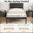 Alicia Steel Piece Bedroom Set-2032754336-2032669733