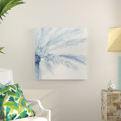 «Chambray Palms II», peinture sur toile