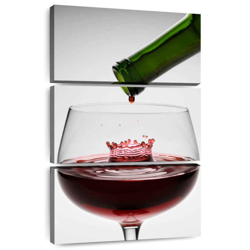 Goutte de vin, H 38 po x l 24 po