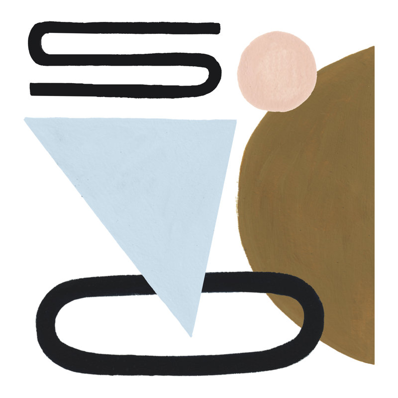 UA CH Informal Formation III by Grace Popp - Wrapped Canvas Painting, 30cm H x 30cm W