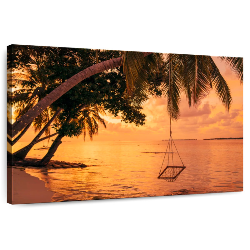Balançoire Gillard sur un coucher de soleil Gillard, H 16 po x l 24 po