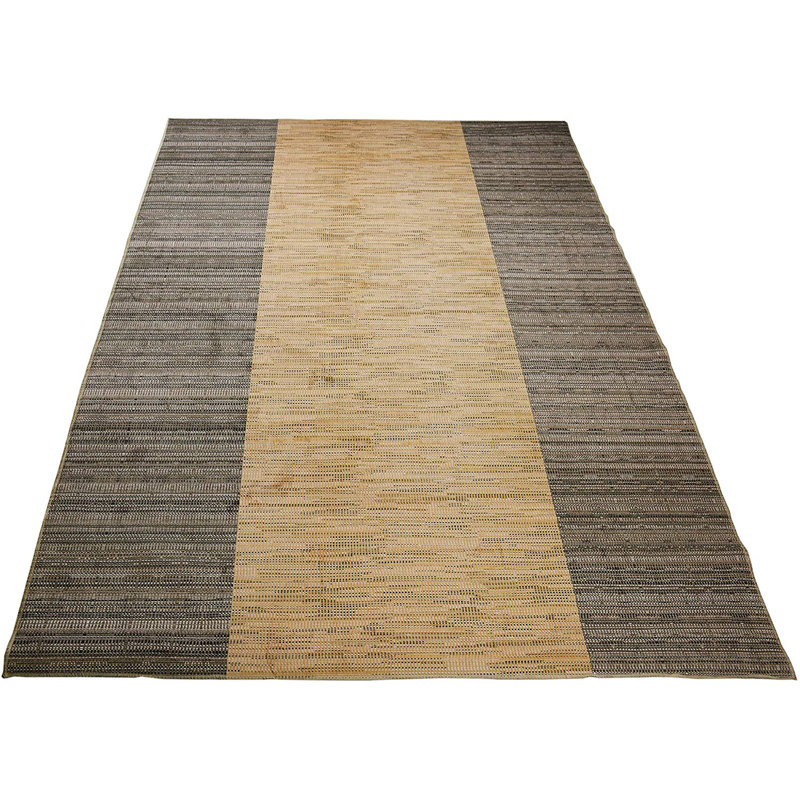 Tapis imprimé d'inspiration naturelle, antidérapant, sans poils et léger., Rectangle 5 pi x 7 pi