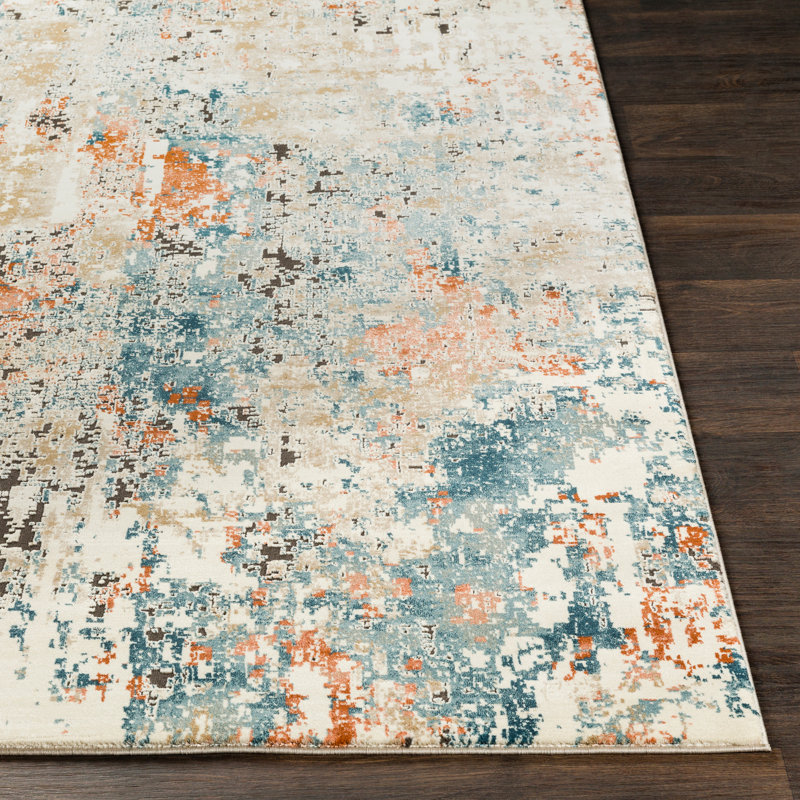 Aleksander Abstract Indoor Rug, Runner 2'7" x 10'3"