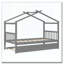 Lit en bois avec lit gigogne simple-370702194