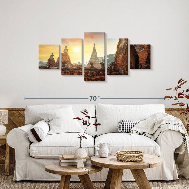 Wat Chaiwatthanaram, 24" H x 55" W