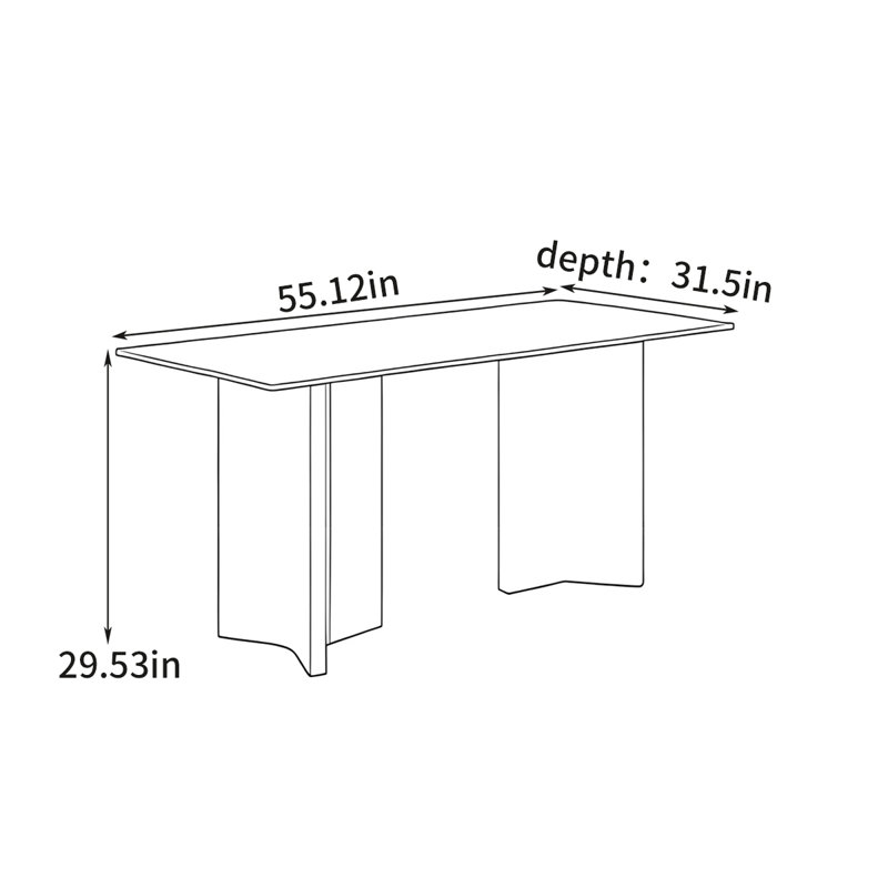 Cicéron, H 29,53 po x L 55,12 po x l 31,5 po