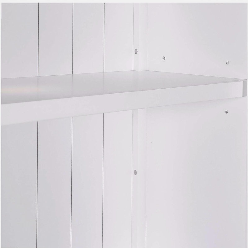 Suite de bibliothèque de 83,4 po de hauteur, ensemble de bibliothèque moderne avec éclairage à DEL, portes et tiroirs, ensemble de 2 bibliothèques de rangement