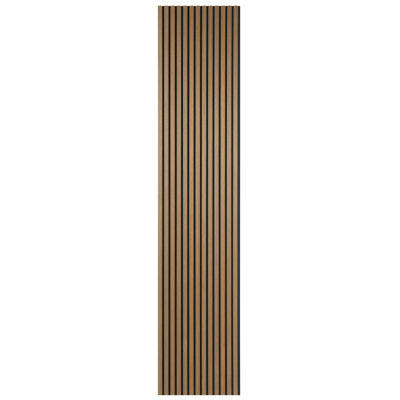 Panneau mural acoustique Quanti 0,70 po x 20,47 po x 96,06 po chêne huilé