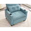 Futon Chair 31 avec poches latérales - lit escamotable, rembourrant, réglable, extra-large, convertible pour le salon, le tissu d'usure, le confort-571599239