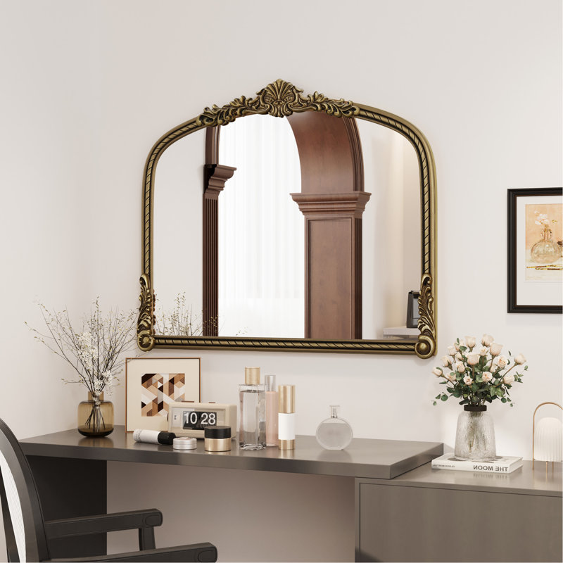 Miroir décoratif en forme d'arche de 36,61 po d'épaisseur